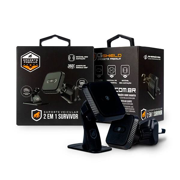 Suporte veicular magnético para Smartphone, GS-10923, Gshield - CX 1 UN