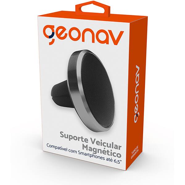 Suporte veicular magnético paras Smartphone, SUPMAG3, 11640, Geonav - CX 1 UN