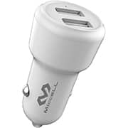 Carregador veicular com 2 portas USB, Branco, VQ-C03 74675, Letron - CX 1 UN