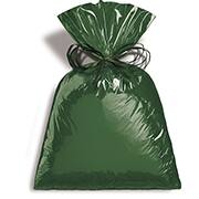 Saco presente metalizado, 45 x 59cm, Verde escuro, 99005847, Cromus - PT 25 UN
