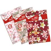 Saco de presente metalizado, 25 x 37cm, Feminina, Sortido, Cromus - PT 50 UN