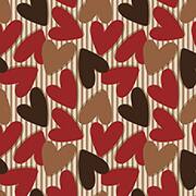 Saco para presente Perolizado, 25 x 37cm, Corações, Cromus - PT 50 UN