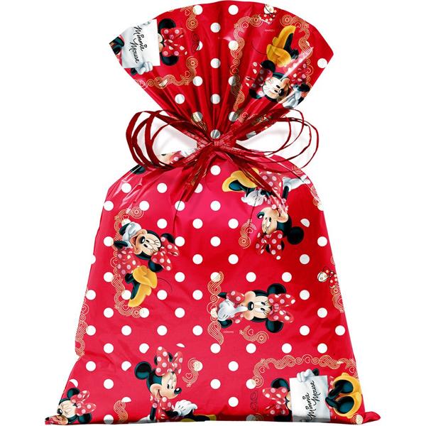 Saco Um Decorado 25x37 Disney Minnie 370178 Cromus - PT 1 UN