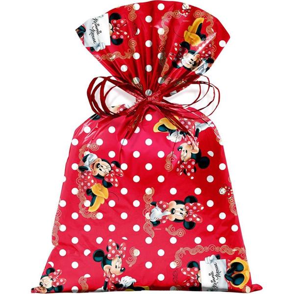 Saco Um Decorado 30x44 Disney Minnie 370179 Cromus - PT 1 UN