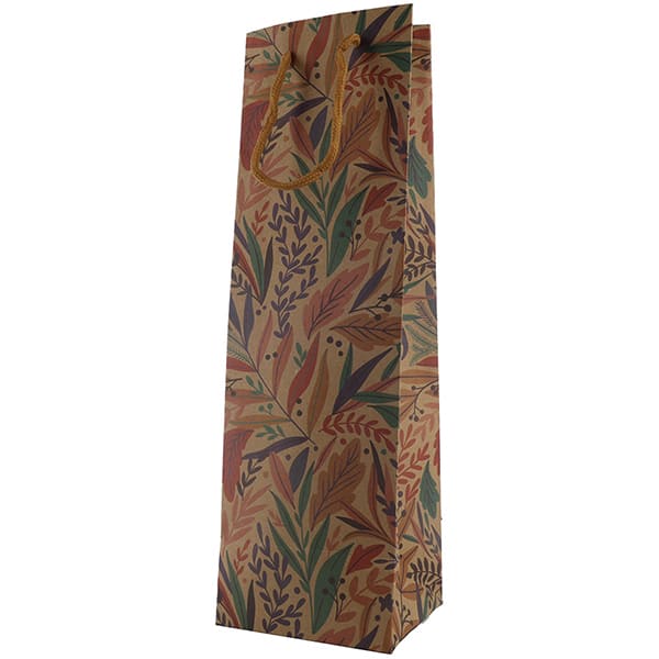 Sacola para presente 36x11x10cm Kraft decorada 28838 Yazi PT 1 UN