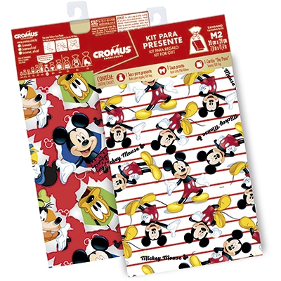 Saco Um Decorado 20x29 Disney Mickey E Turma 99005933 Cromus - PT 1 UN