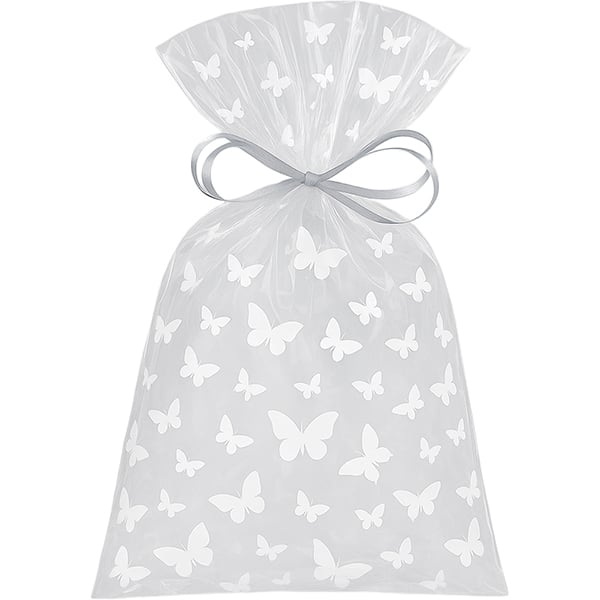 Saco para presente transparente, Buttlerfly, 20x 29cm, 1199300025 , Gala - PT 50 UN