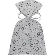 Saco para presente transparente, Heart, 30 x 45cm, Gala - PT 50 UN