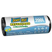 Saco para lixo preto, 200 litros, com 10 unidades, 140020109, Dover - RL 1 UN