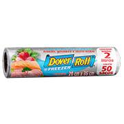 Saco para alimentos 2 litros, com 50 unidades, 160022400, Dover - RL 50 UN