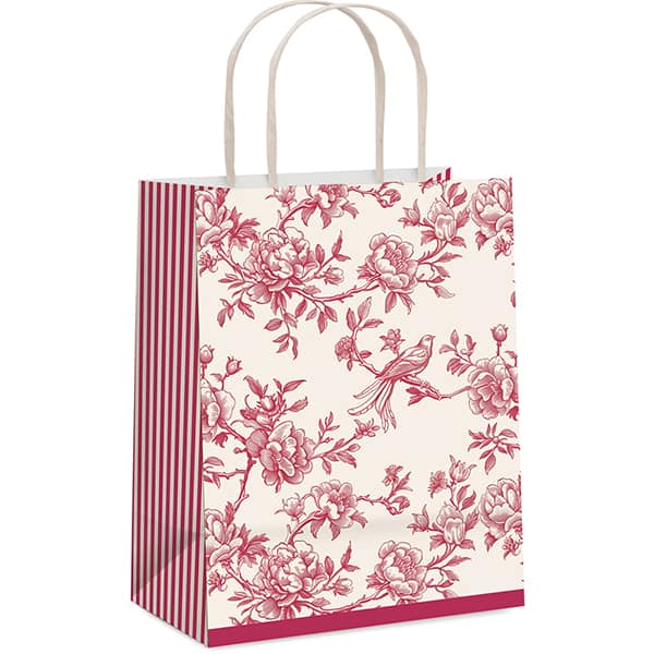 Sacola para presente Versalhes, 21,5 x 15 x 8cm, Vermelho, 14002133, Cromus - PC 1 UN Sacola para presente Versalhes, 21,5 x 15 x 8cm, Vermelho, 14002133, Cromus - PC 1 UN