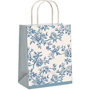 Sacola para presente Versalhes, 32 x 26,5 x13cm, Azul, 14002130, Cromus - PC 1 UN