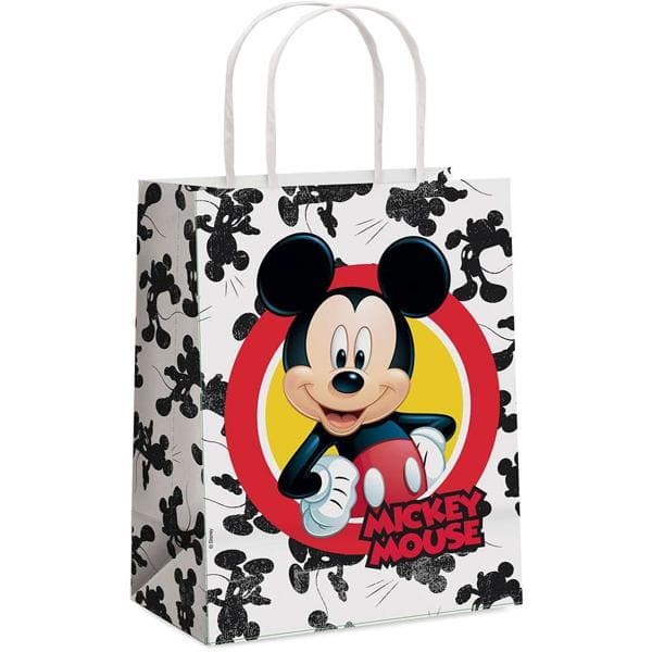 Sacola para presente 32x26,5x13 Mickey 14000019 Cromus PT 1 UN