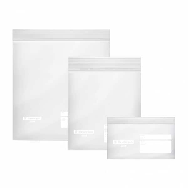 Kit de sacos plásticos com fecho hermético duplo, 260 ml / 1 L / 3 L, SR379, Sanremo - PT 9 UN