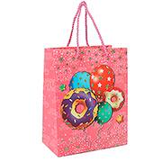 Sacola para presente Aniversário, Rosa, 26cm x 10cm x 32cm, 14918, Make+ - PT 1 UN