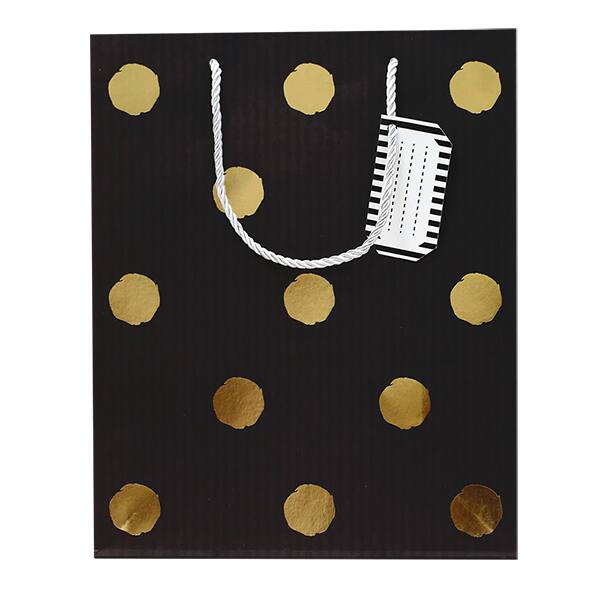 Sacola para presente papel 18x23x10cm Gold sortido 18487 Tuut PT 1 UN