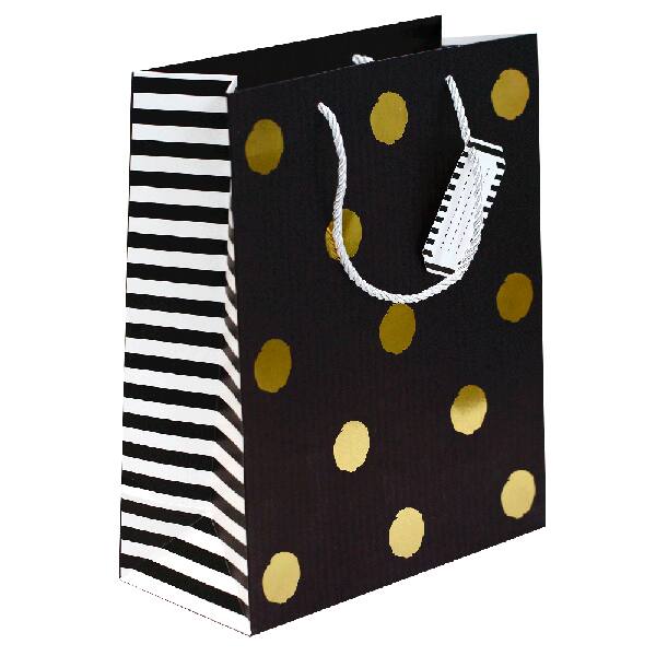 Sacola para presente papel 18x23x10cm Gold sortido 18487 Tuut PT 1 UN