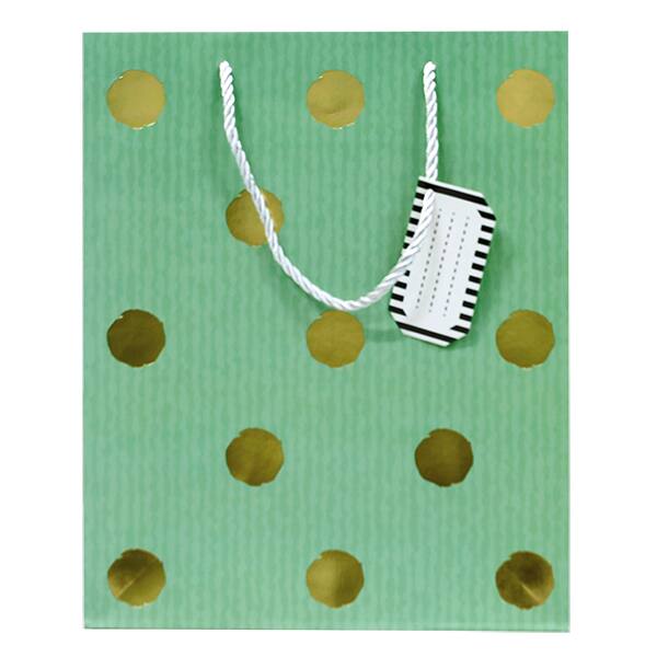Sacola para presente papel 18x23x10cm Gold sortido 18487 Tuut PT 1 UN