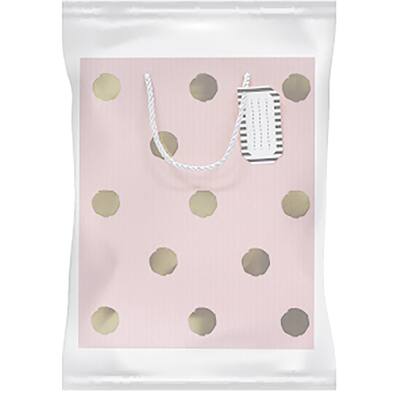 Sacola para presente papel 18x23x10cm Gold sortido 18487 Tuut PT 1 UN