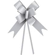 Laço para presente pronto, 18mm, Liso, Prata, 1230060, Cromus - PT 10 UN Laço para presente pronto, 18mm, Liso, Prata, 1230060, Cromus - PT 10 UN