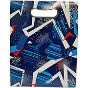 Caixa trapézio com alça, Casual Blue, 22cm x 29cm x 8cm, Kawagraf, - PT 1 UN