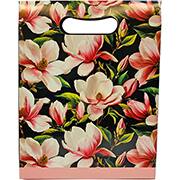 Caixa trapézio com alça, Magnólias, 22cm x 29cm x 8cm, Kawagraf, - PT 1 UN