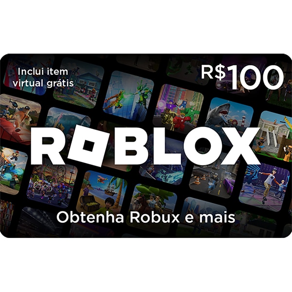 Gift Card GCMV ROBLOX R$ 100,00 Roblox UN 1 UN