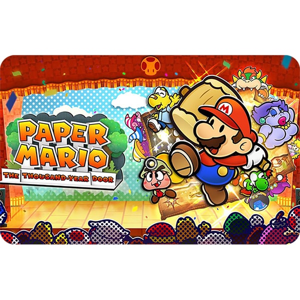 Gift Card GCMV, Paper Mario: The Thousand-Year Door, Nintendo - 1 UN