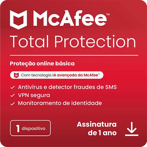 McAfee Total Protection 1 Dispositivo Digital Mcafee UN 1 UN