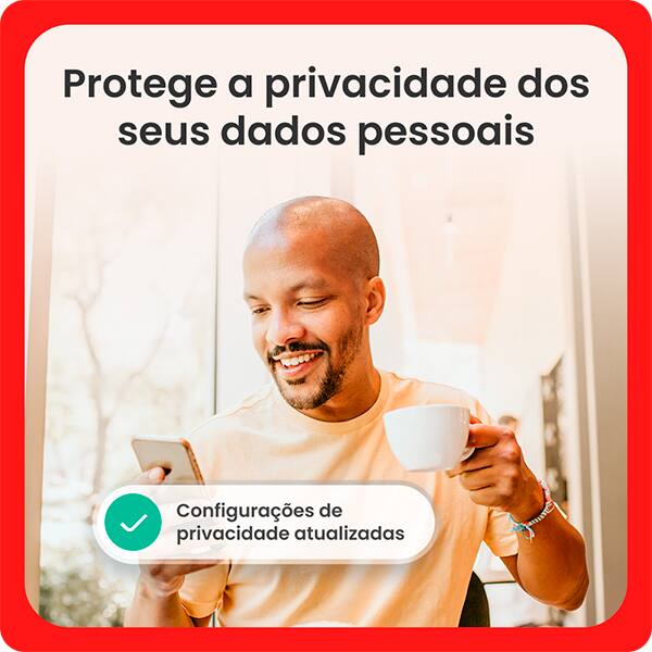 McAfee Privacy & Identity Guard, 1 Dispositivo, Monitoramento de identidade com Antivírus e proteção de dados pessoais, Privacidade em redes sociais, Mcafee - 1 UN