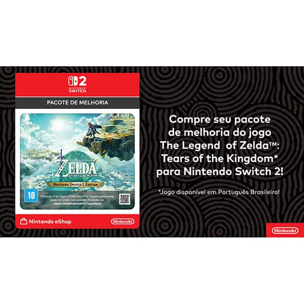 Gift Card GCMV Nintendo Loz Tears Of The King R$ 59,90 Nintendo UN 1 UN