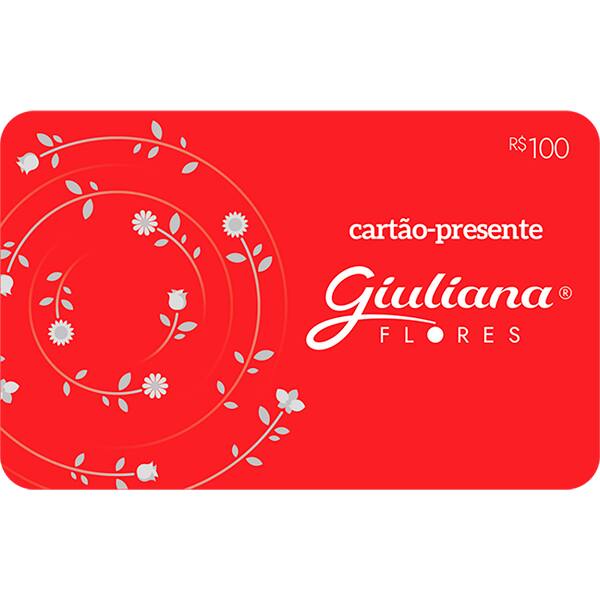 Gift Card GCMV Giuliana Flores R$ 100,00 BLACKHAWK UN 1 UN