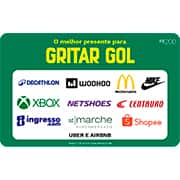 Gift Card GCMV Gritar Gol R$ 200,00 Scanit BLACKHAWK 1 UN