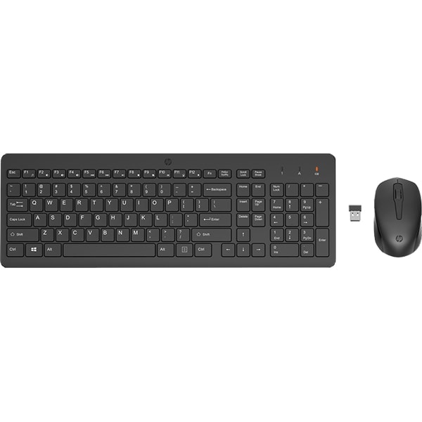 Kit wireless (teclado/mouse), Preto, 2V9E6AA, HP - CX 1 UN