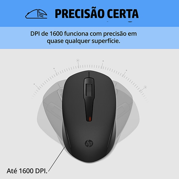 Teclado e Mouse com fio USB HP 150, Design Ergonômico, Tecla Silenciosa, Layout ABNT - CX 1 UN