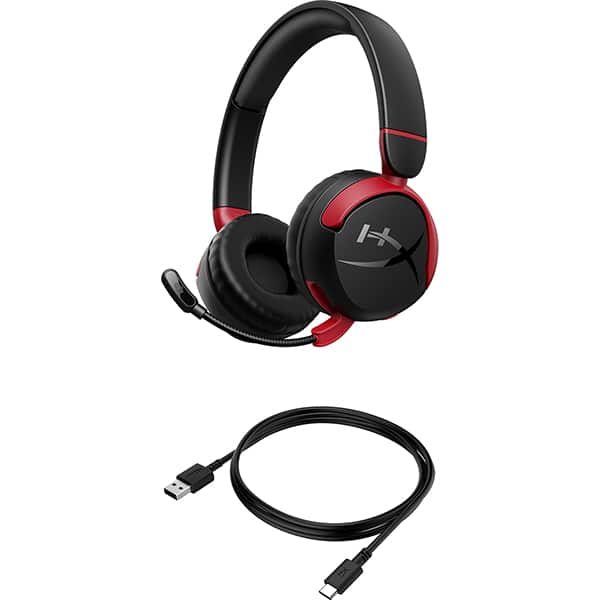 Headset Gamer Sem Fio Cloud Mini, Bluetooth 5.3, Preto, 7G8F1AA, HyperX - CX 1 UN