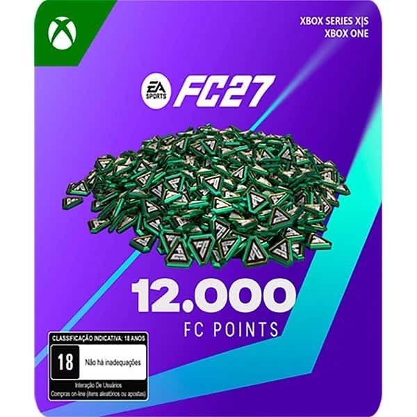 Gift Card GCMV EA Sports FC27 12000 FC Points Microsoft UN 1 UN Gift Card GCMV EA Sports FC27 12000 FC Points Microsoft UN 1 UN