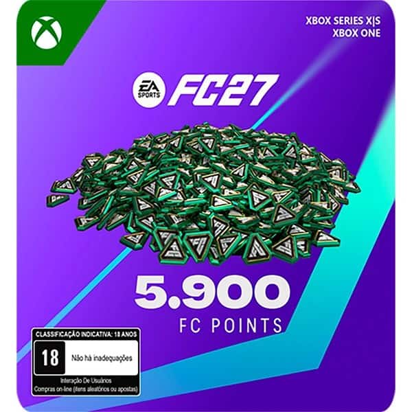 Gift Card GCMV EA Sports FC27 5900 FC Points Microsoft UN 1 UN