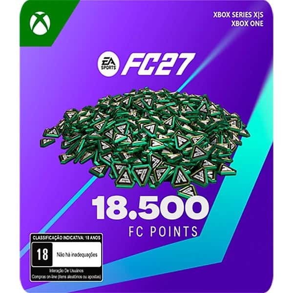 Gift Card GCMV EA Sports FC27 18500 FC Points Microsoft UN 1 UN Gift Card GCMV EA Sports FC27 18500 FC Points Microsoft UN 1 UN
