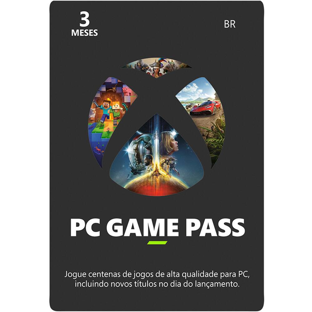 XBOX Game Pass para Console por 3 Meses - Código Digital - PT 1 UN