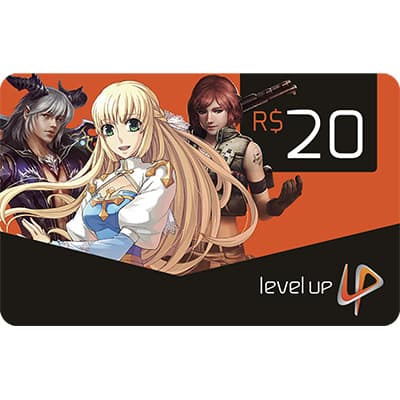 Gift Card Level Up 20 Reais - Código Digital - PT 1 UN