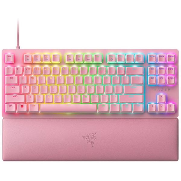 Teclado USB Huntsman v2, Quartz rosa , RZ03039421, Razer - CX 1 UN