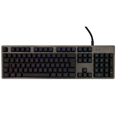 Teclado Mecânico Gamer Logitech G512 Carbon com Layout ABNT2, RGB LIGHTSYNC, USB Passthrough e Switch Exclusivo GX Brown CX 1 UN