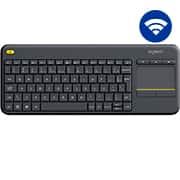 Teclado sem fio Logitech K400 Plus TV com Controle Easy Media e Touchpad Integrado, Conexão USB Unifying e Layout ABNT2 CX 1 UN