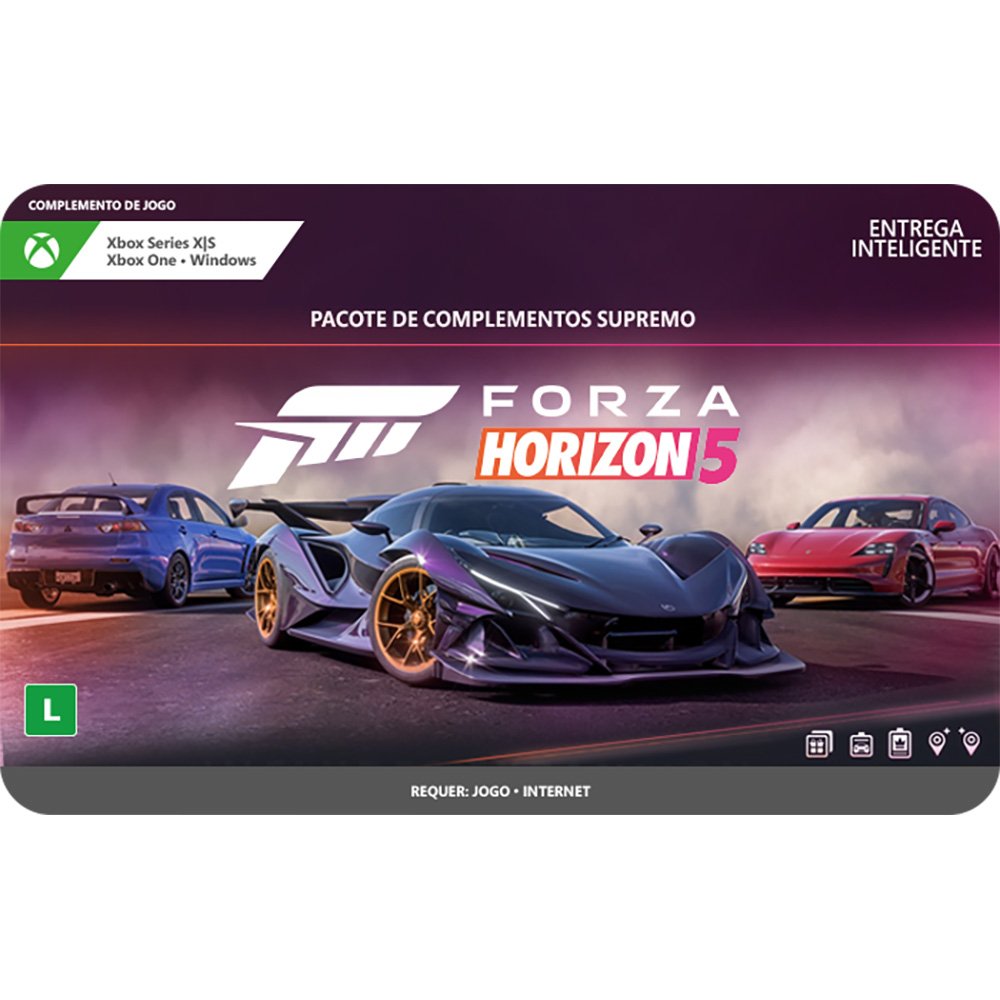 Gift Card GCMV Forza Horizon 5 Microsoft UN 1 UN - Softwares - Kalunga