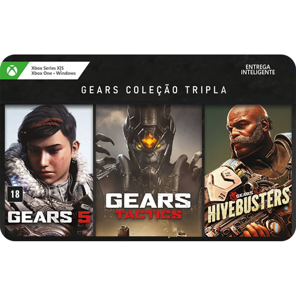 Gears Coleção Tripla - Xbox Series X, S, Xbox One, Windows 10