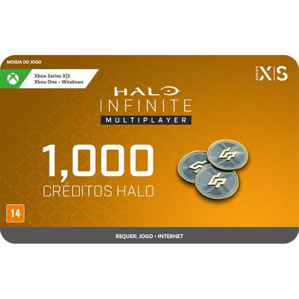 Gift Card GCMV Halo Credits 1000 Microsoft UN 1 UN