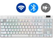 Teclado Gamer Sem Fio Logitech G PRO X com design TKL, Layout US, RGB LIGHTSYNC e Switch Exclusivo GX Brown Tactile - Branco CX 1 UN Teclado Gamer Sem Fio Logitech G PRO X com design TKL, Layout US, RGB LIGHTSYNC e Switch Exclusivo GX Brown Tactile - Branco CX 1 UN