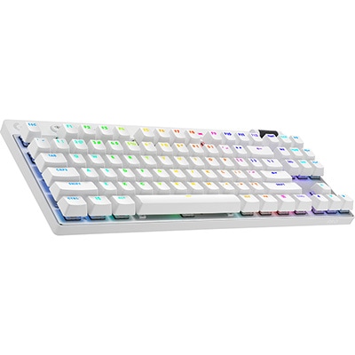 Teclado USB Mecânico Gamer Pro X Lightspeed, Branco, 920-012143, Logitech G - CX 1 UN