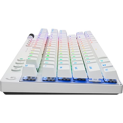 Teclado Gamer Sem Fio Logitech G PRO X com design TKL, Layout US, RGB LIGHTSYNC e Switch Exclusivo GX Brown Tactile - Branco CX 1 UN